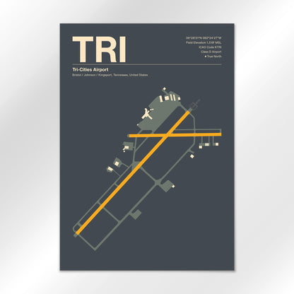 TRI Airport Diagram