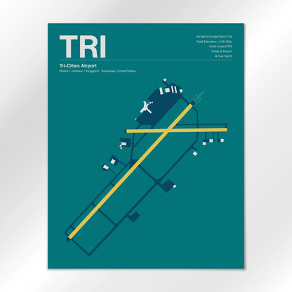 TRI Airport Diagram