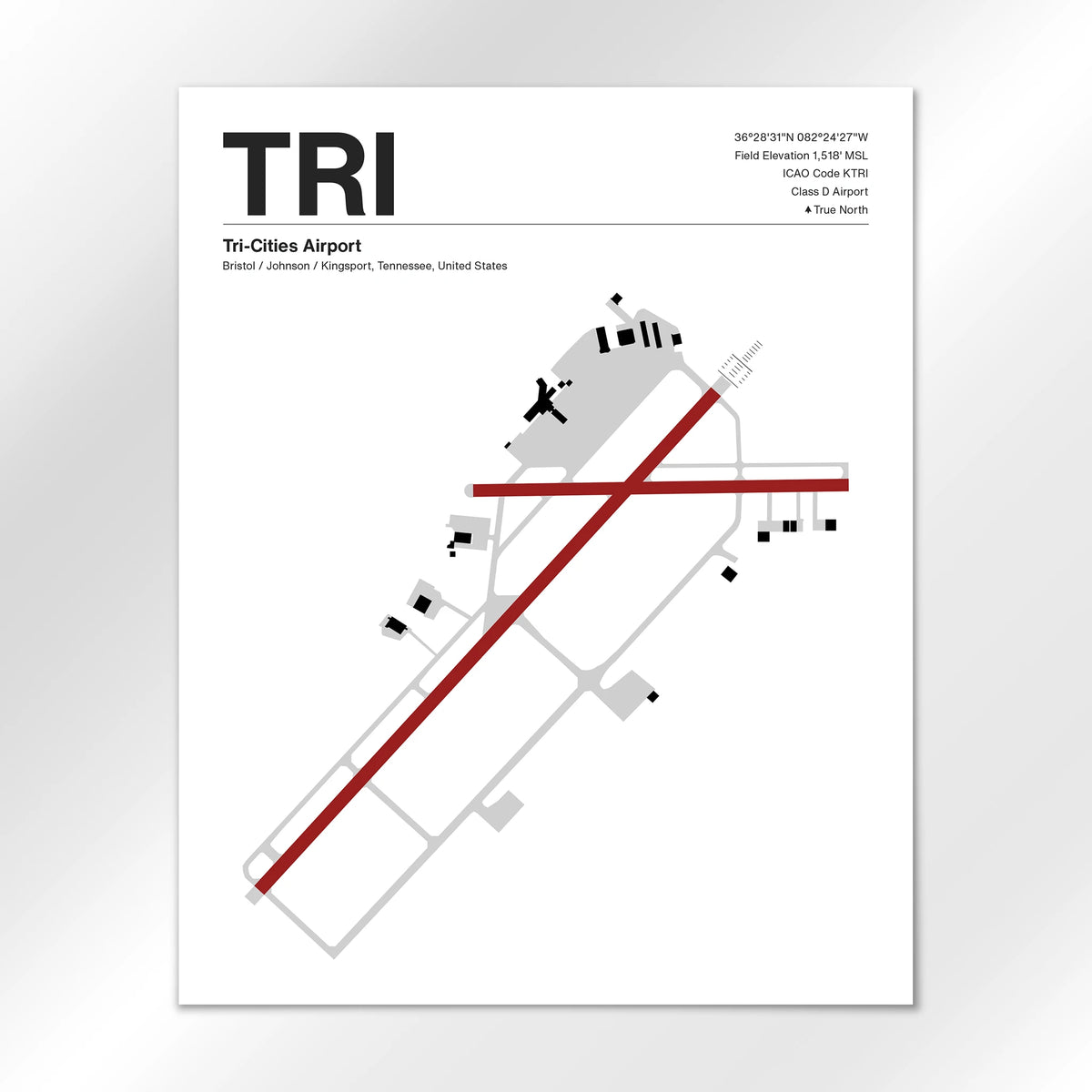 TRI Airport Diagram