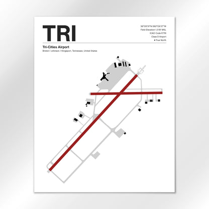 TRI Airport Diagram