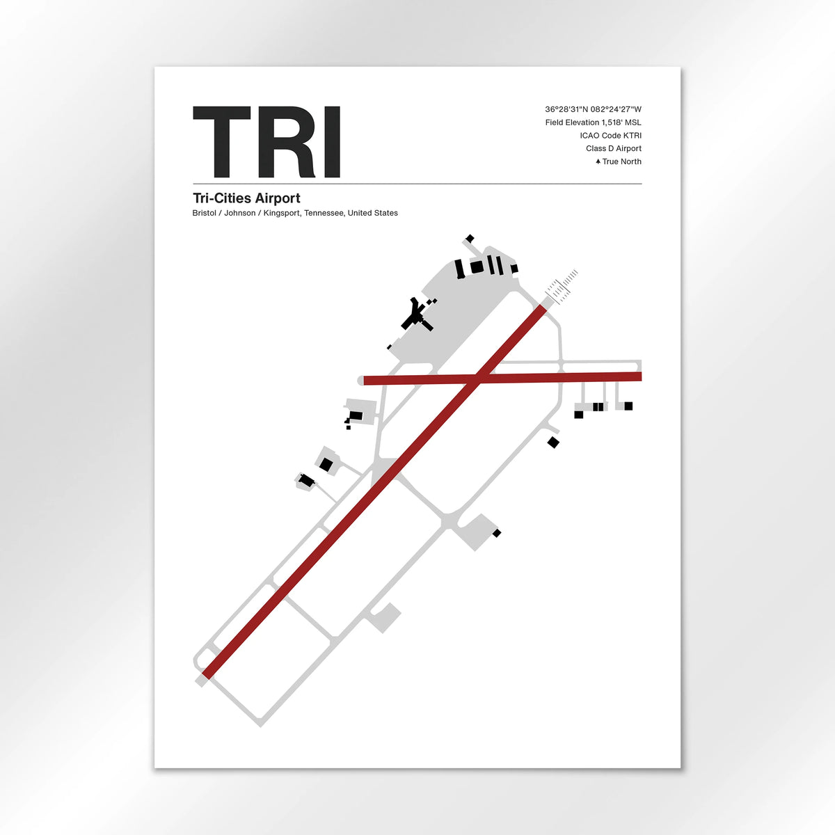 TRI Airport Diagram