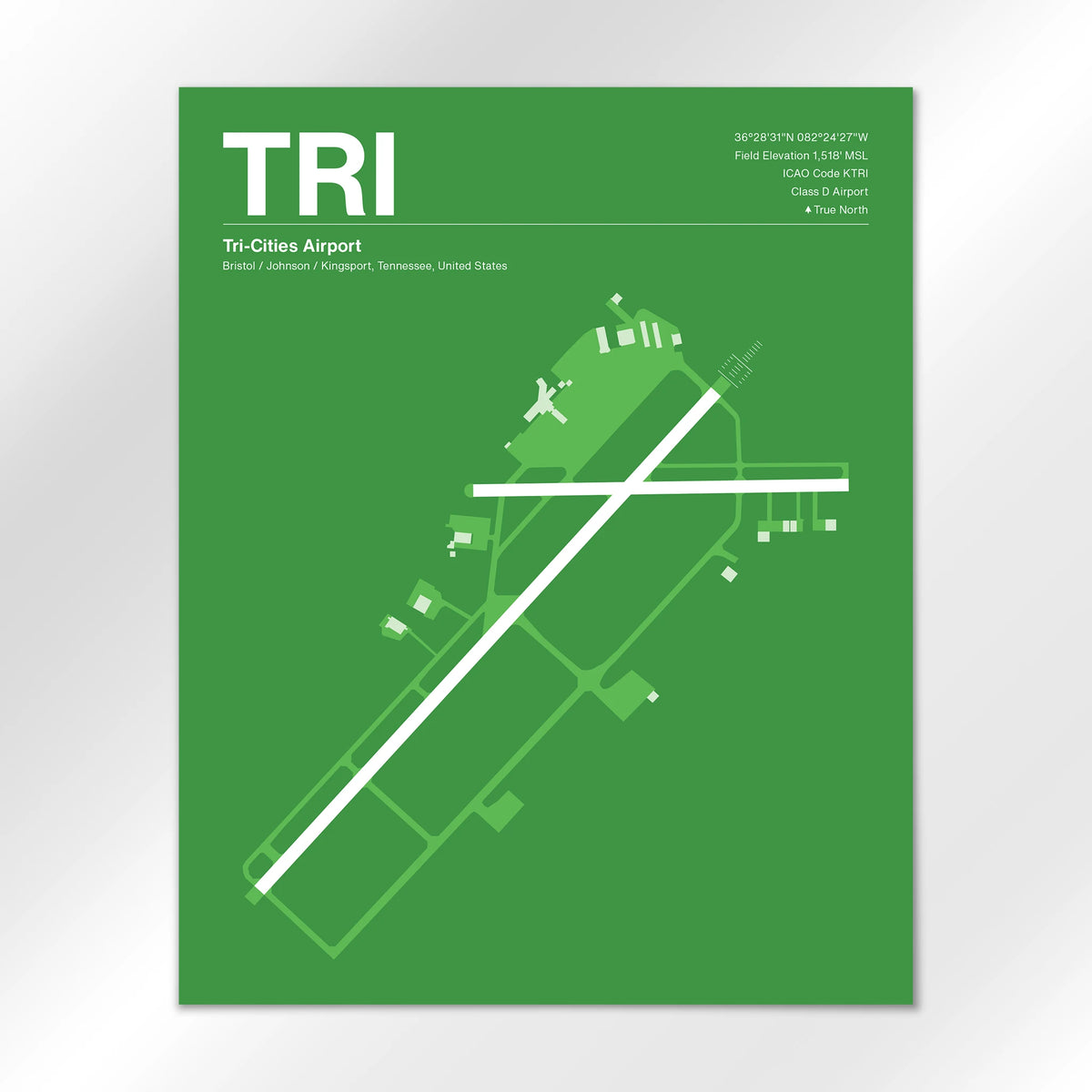 TRI Airport Diagram
