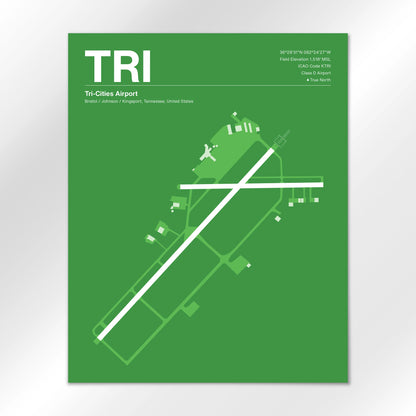 TRI Airport Diagram