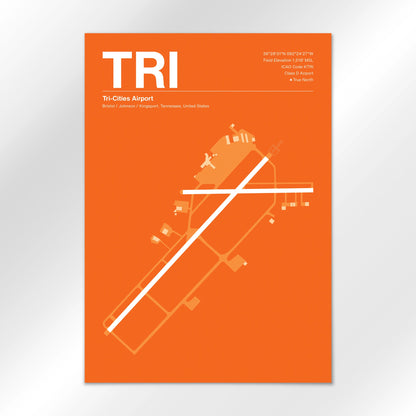 TRI Airport Diagram