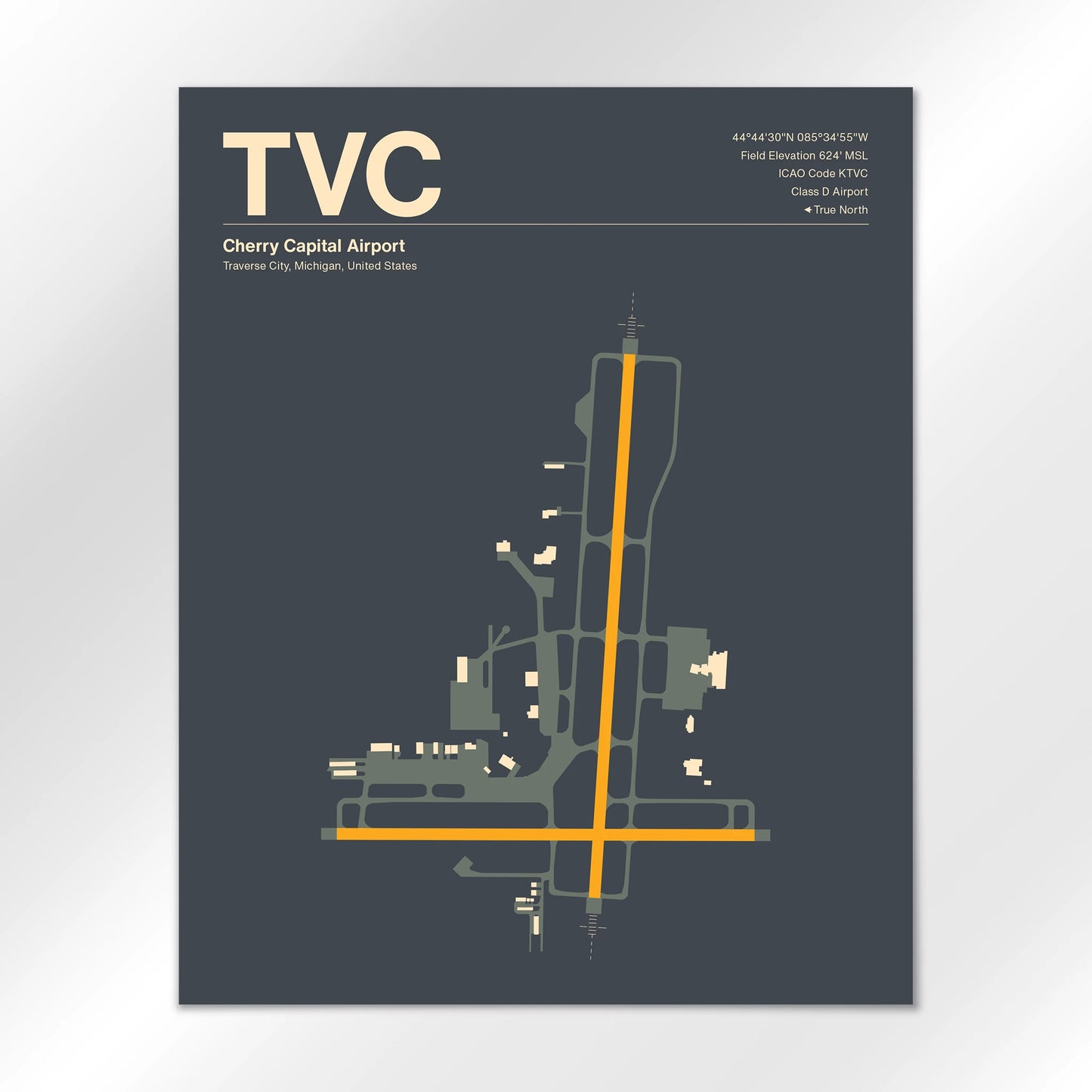 TVC Airport Diagram