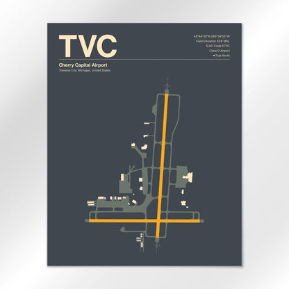 TVC Airport Diagram
