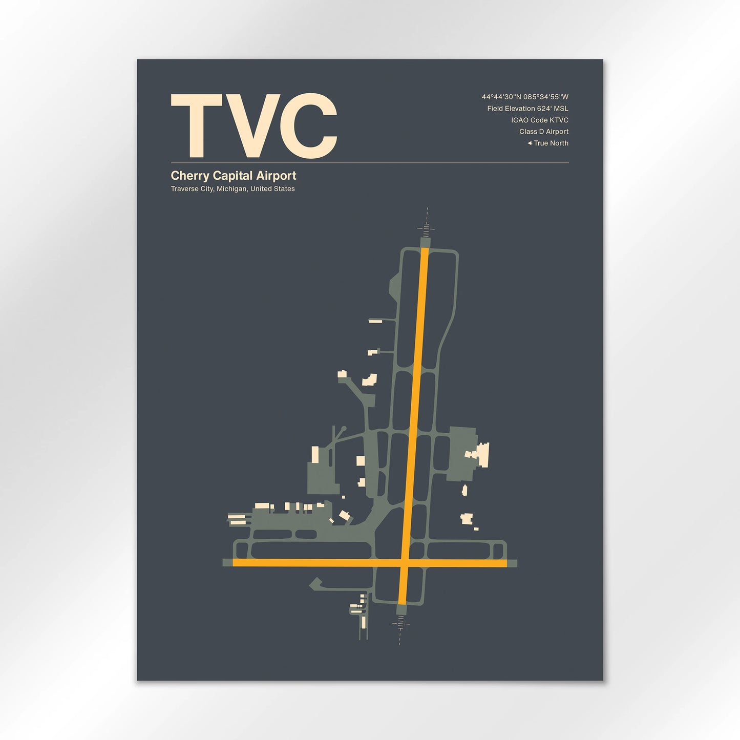 TVC Airport Diagram