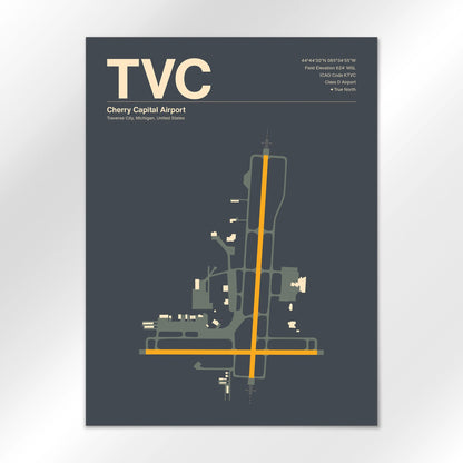 TVC Airport Diagram