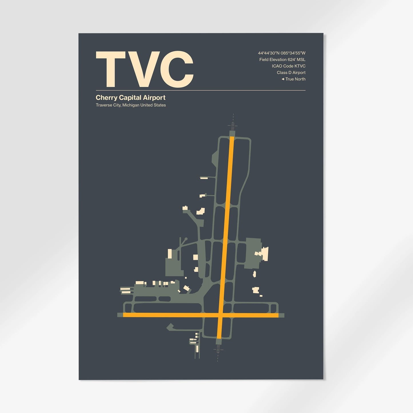 TVC Airport Diagram