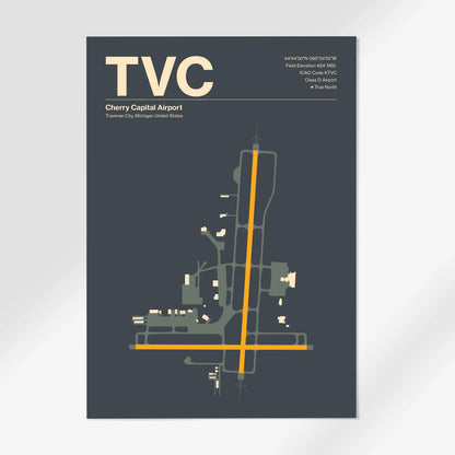 TVC Airport Diagram
