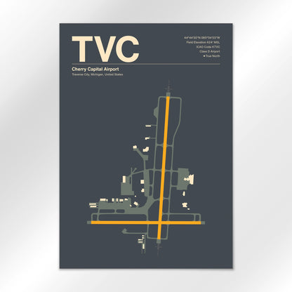 TVC Airport Diagram