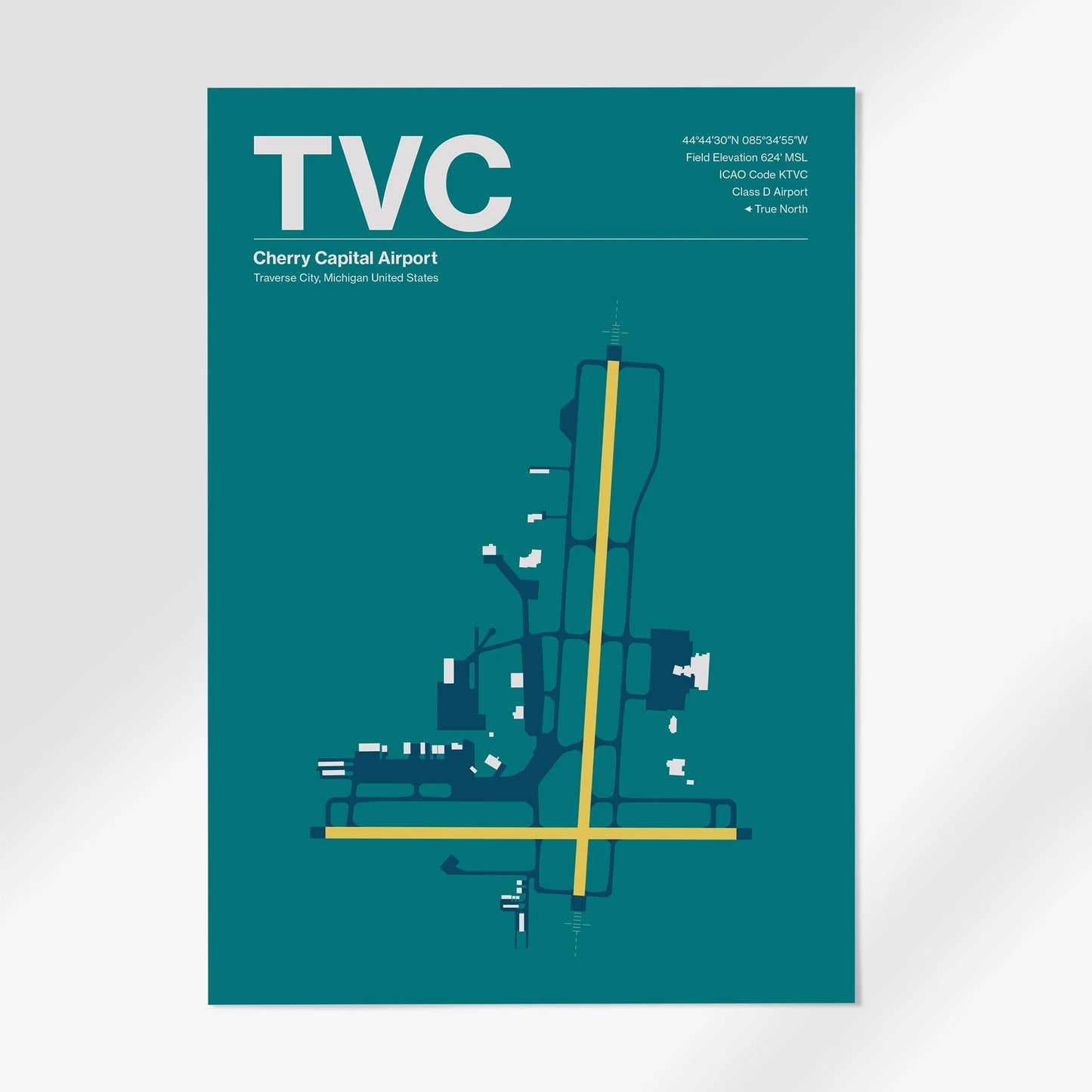 TVC Airport Diagram