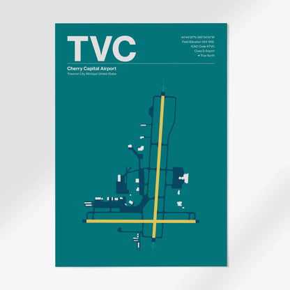 TVC Airport Diagram
