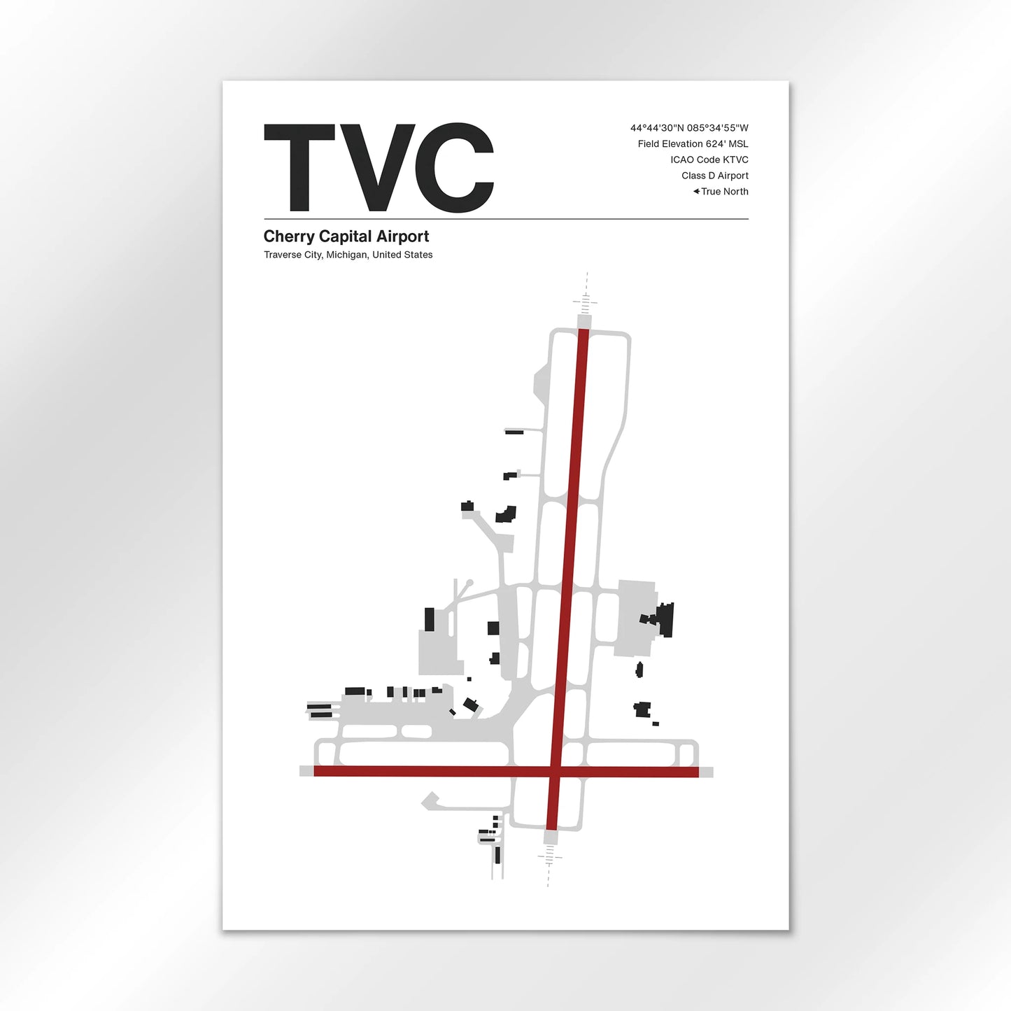 TVC Airport Diagram