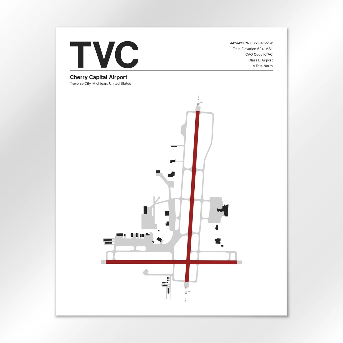 TVC Airport Diagram