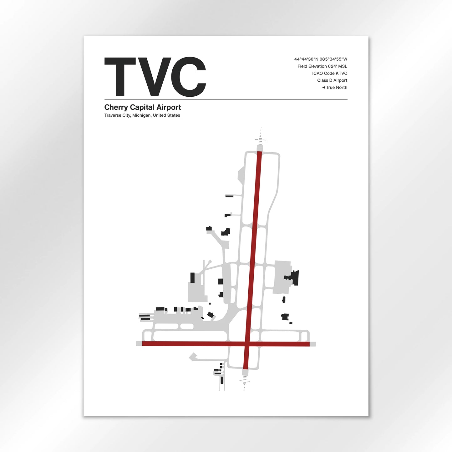 TVC Airport Diagram