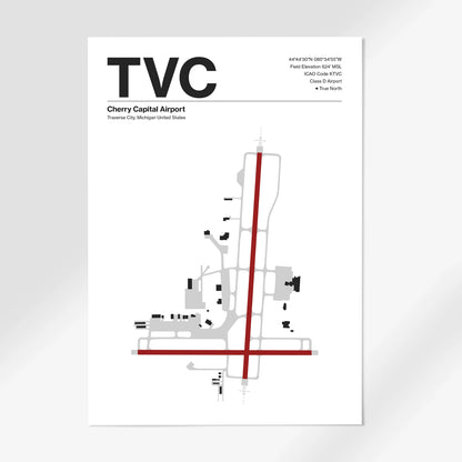 TVC Airport Diagram