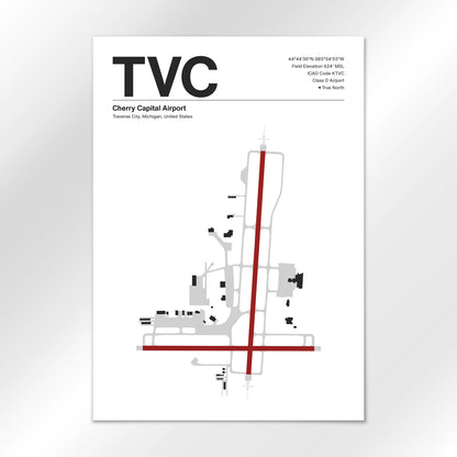 TVC Airport Diagram
