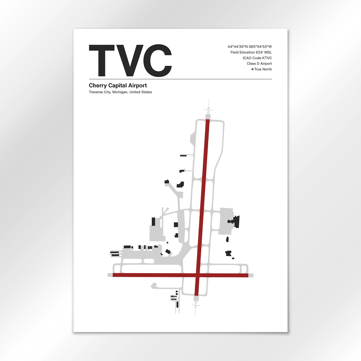 TVC Airport Diagram
