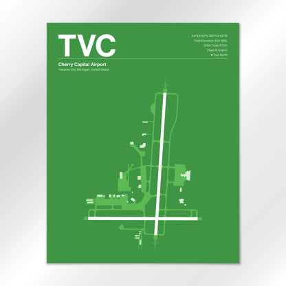 TVC Airport Diagram