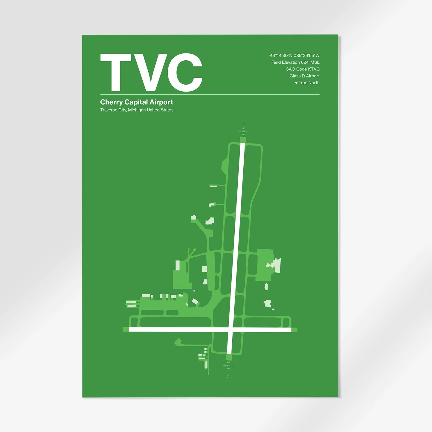 TVC Airport Diagram