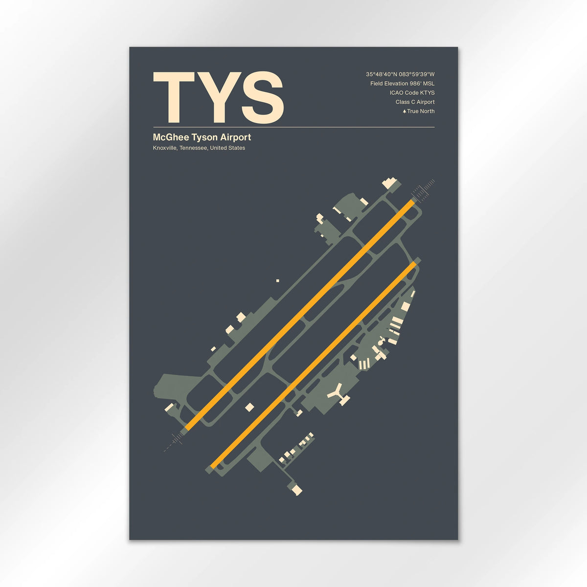 TYS Airport Diagram