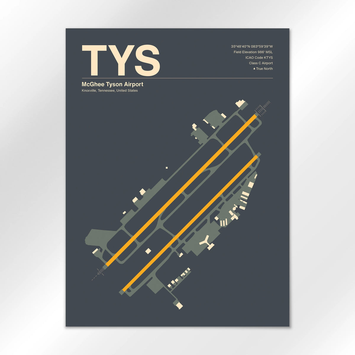 TYS Airport Diagram