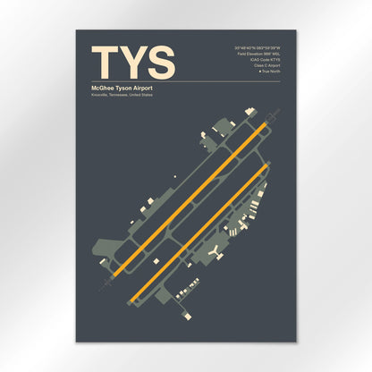 TYS Airport Diagram