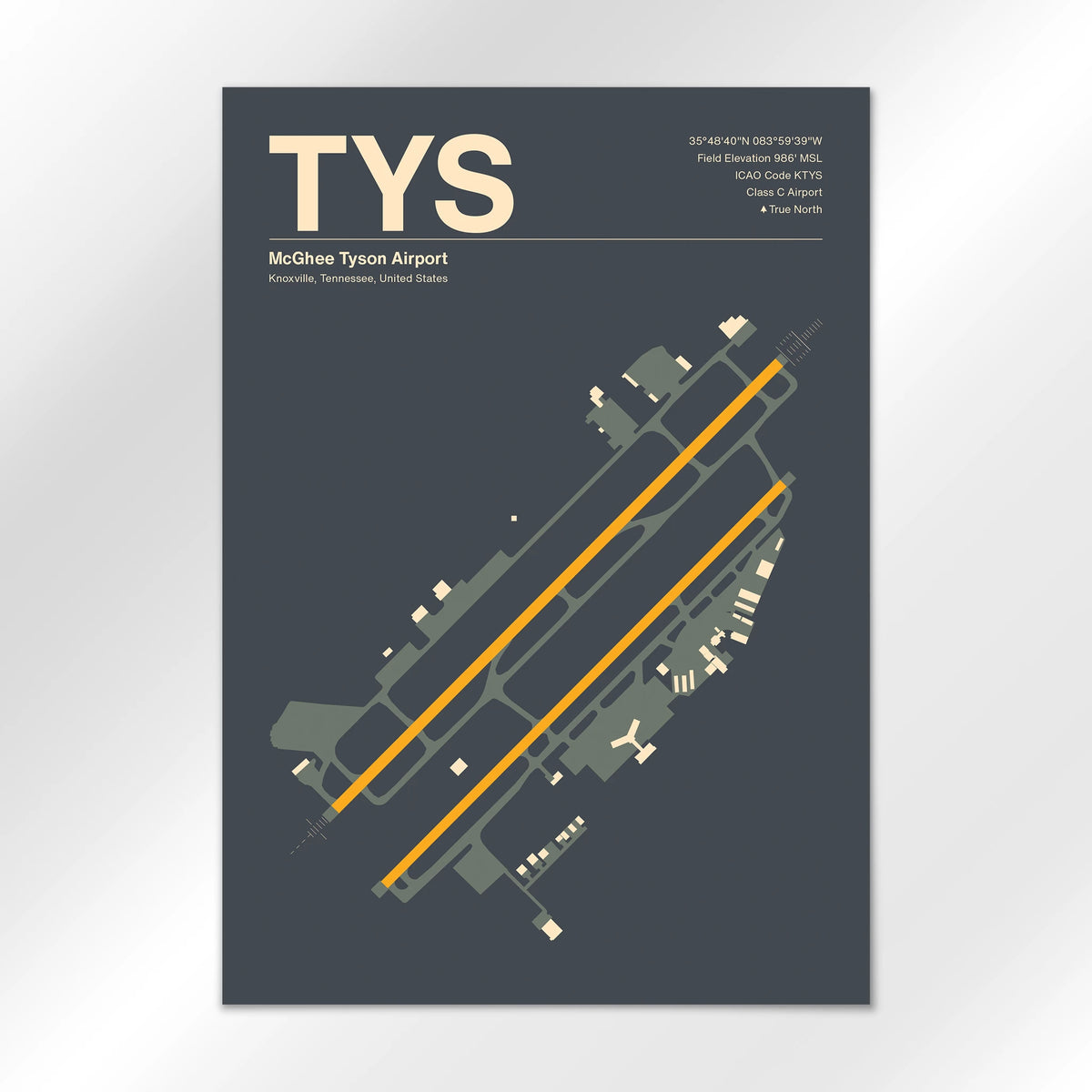 TYS Airport Diagram