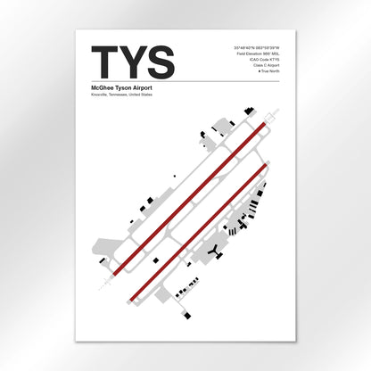TYS Airport Diagram