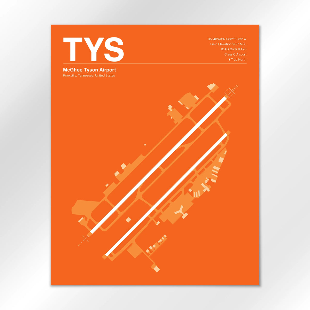 TYS Airport Diagram