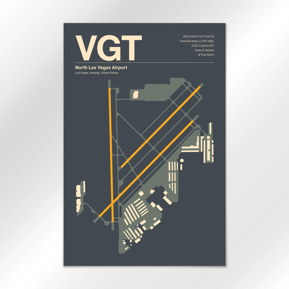 VGT Airport Diagram