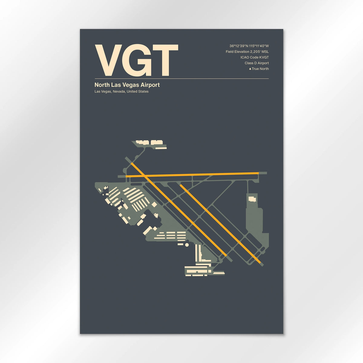 VGT Airport Diagram