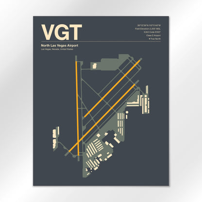 VGT Airport Diagram