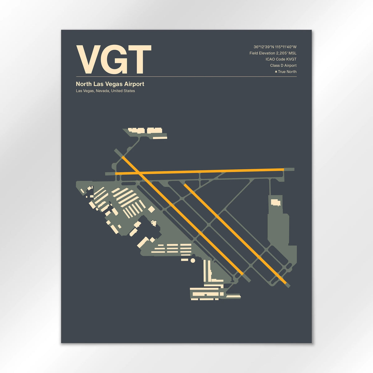 VGT Airport Diagram