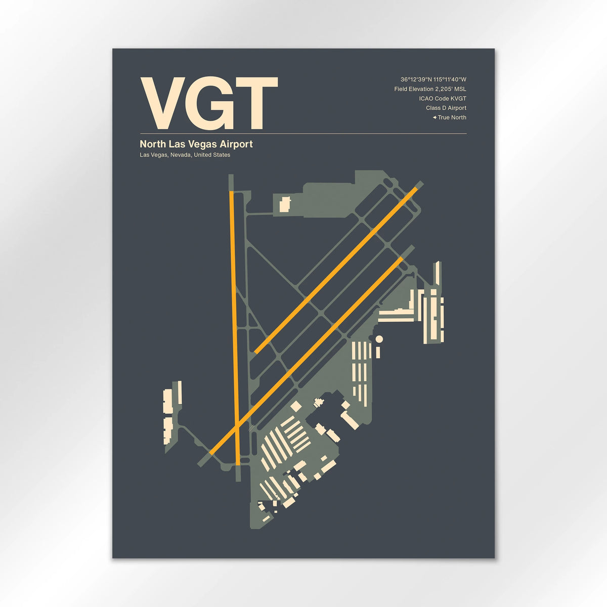 VGT Airport Diagram