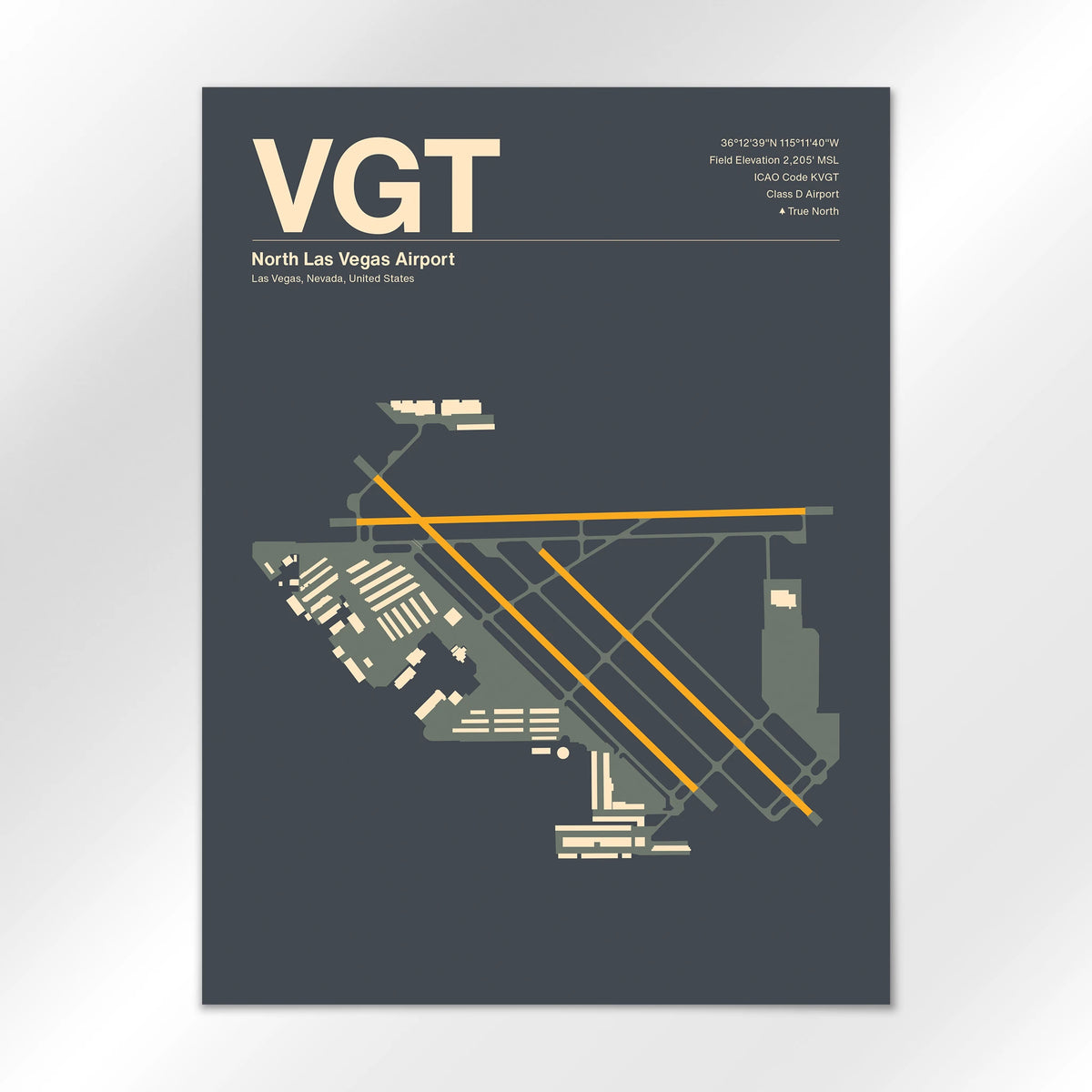VGT Airport Diagram