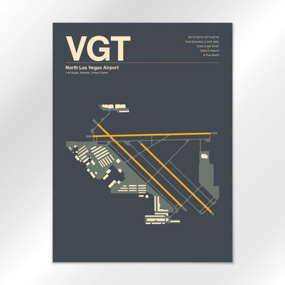 VGT Airport Diagram