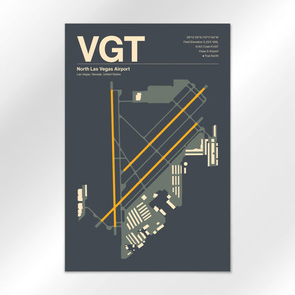 VGT Airport Diagram