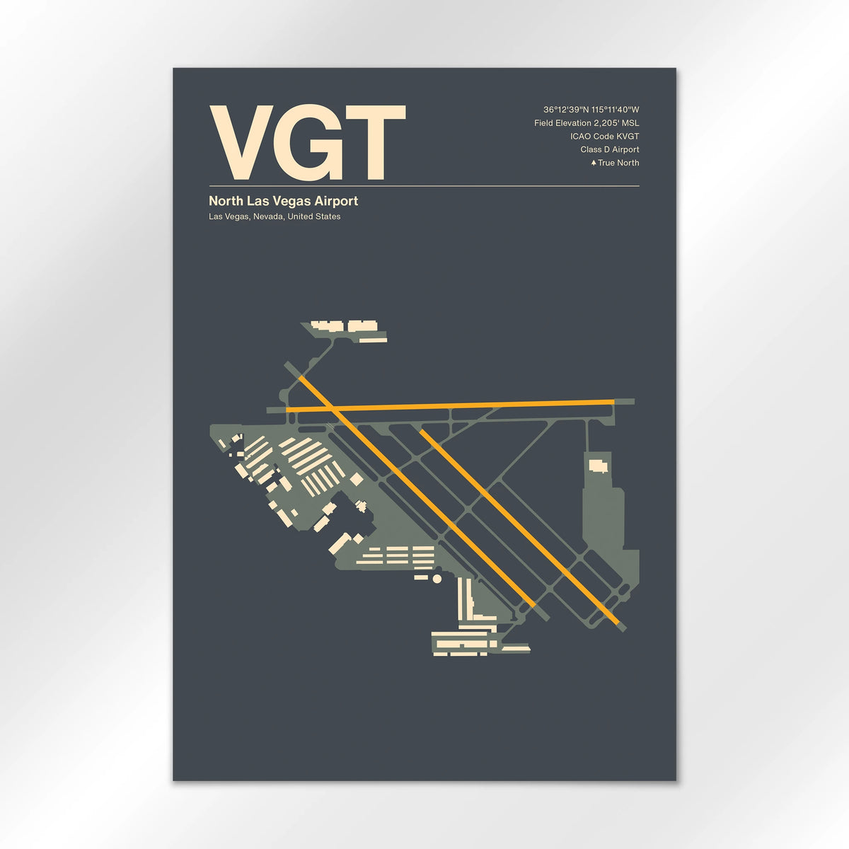 VGT Airport Diagram