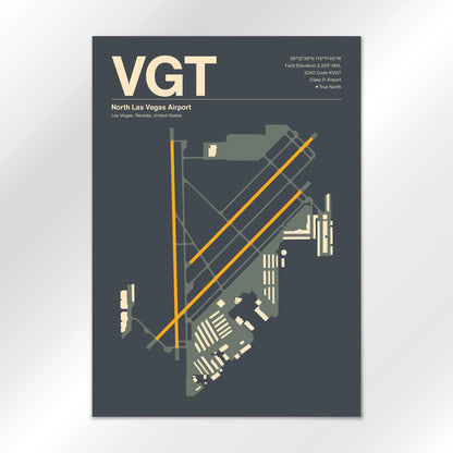 VGT Airport Diagram