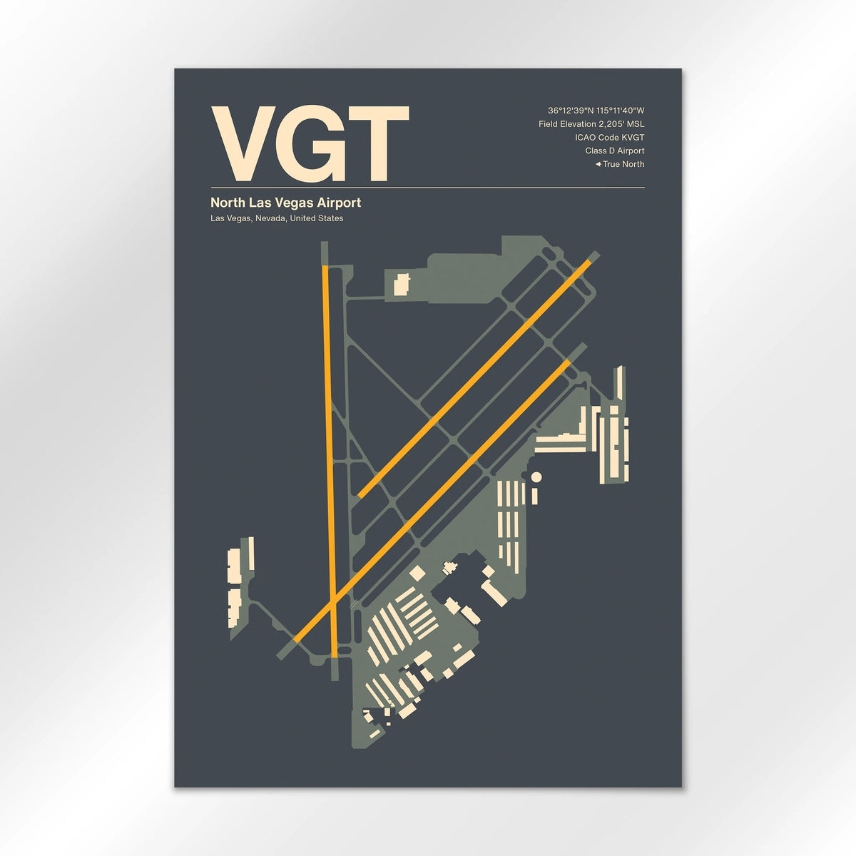 VGT Airport Diagram