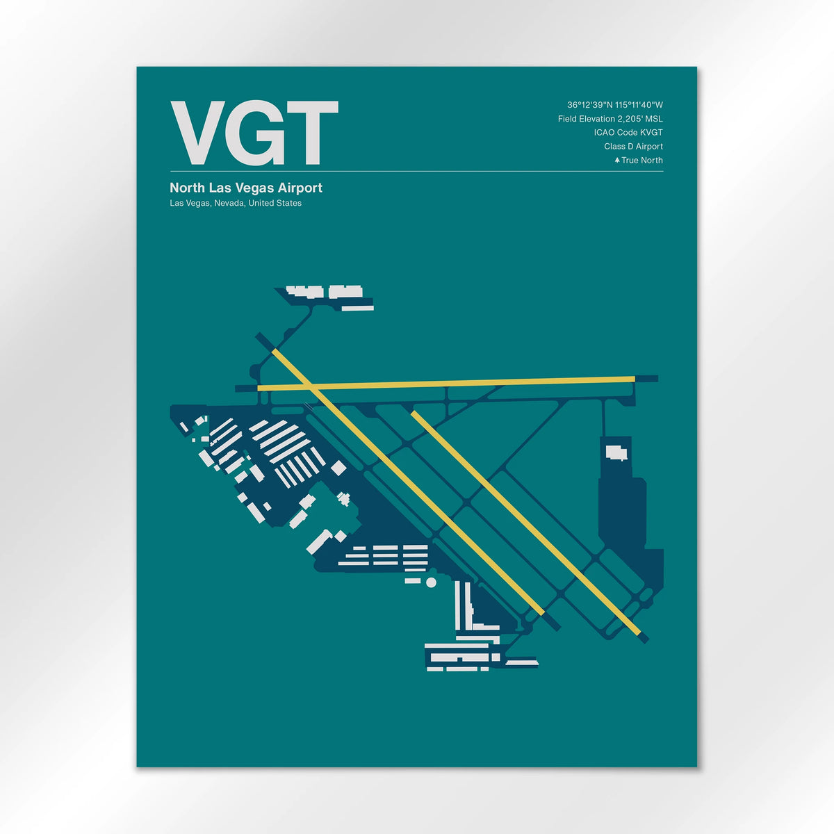 VGT Airport Diagram