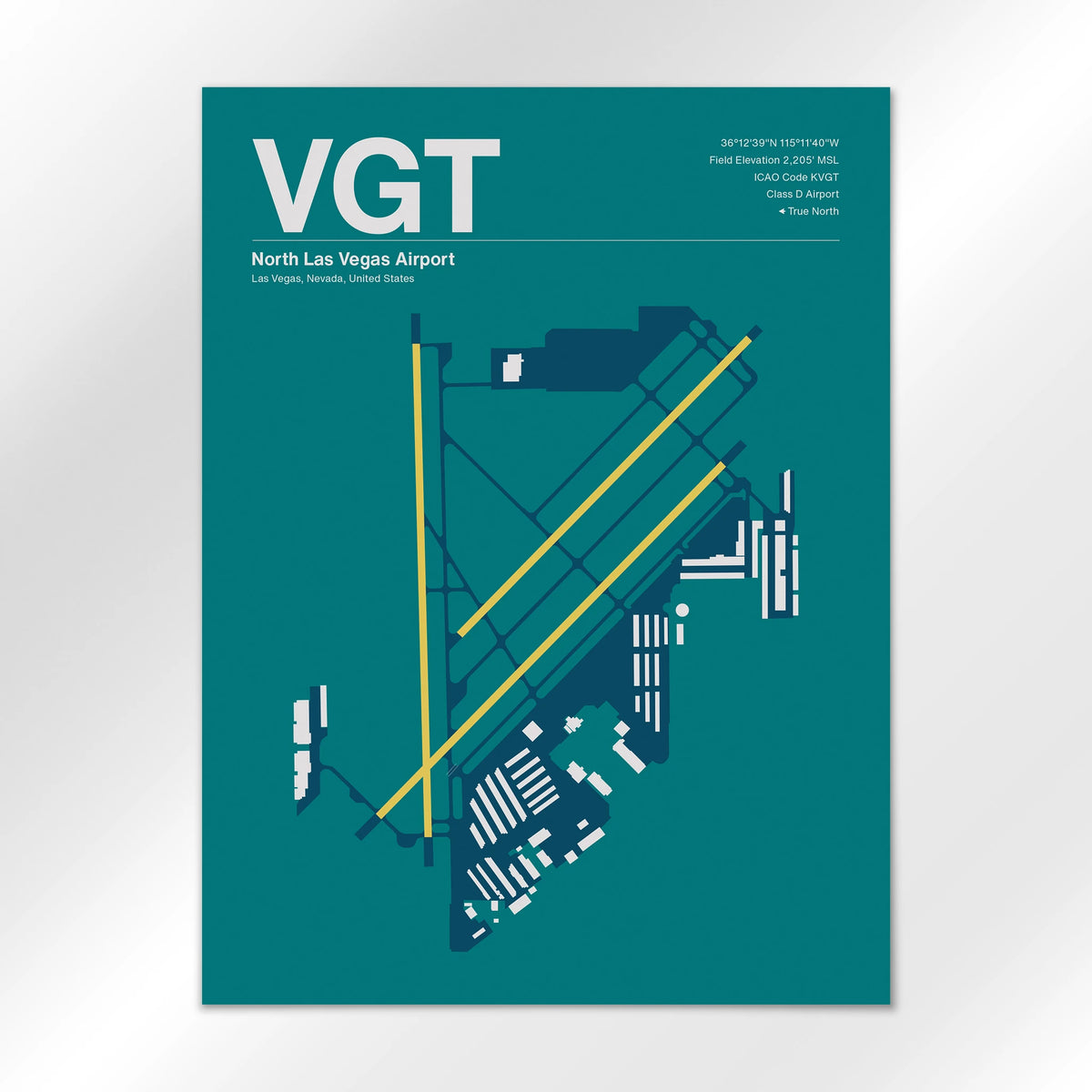 VGT Airport Diagram