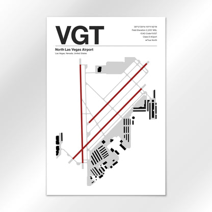 VGT Airport Diagram