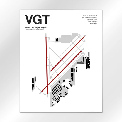 VGT Airport Diagram