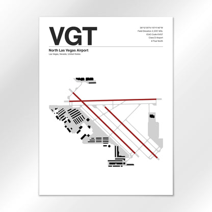 VGT Airport Diagram