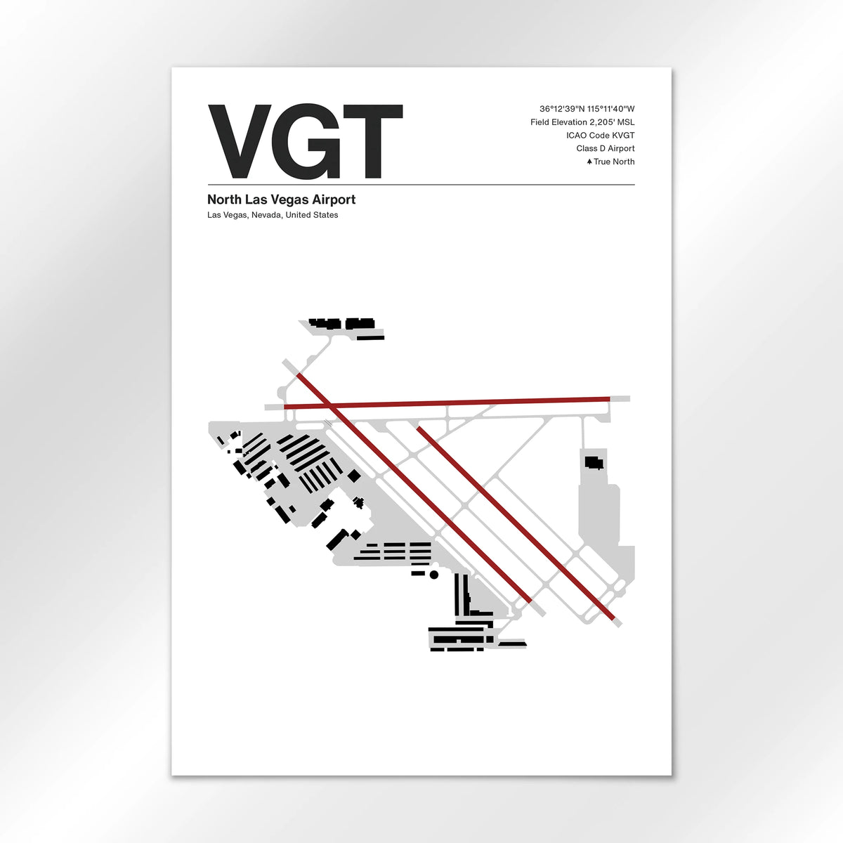 VGT Airport Diagram