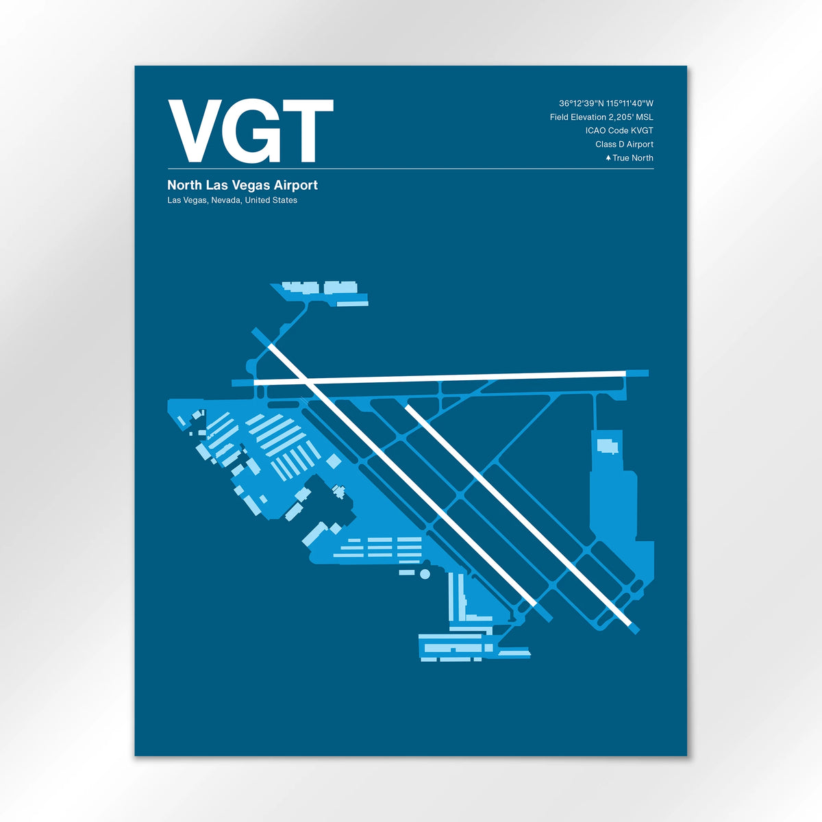 VGT Airport Diagram