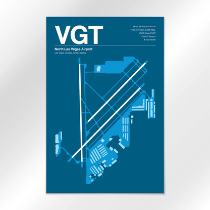 VGT Airport Diagram